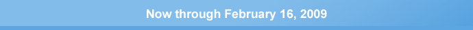 Now through February 16, 2009
