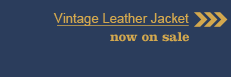 Vintage Leather Jacket - now on sale