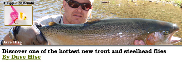 Discover one of the hottest new trout and steelhead flies - By Dave Hise - TH Eggi Juan Kenobi