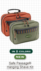 NEW Safe Passage Hanging Shave Kit - In two colors