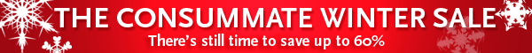 The Consummate Winter Sale Continues