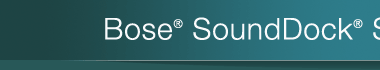 Bose SoundDock Systems for iPod