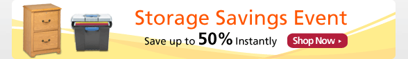 STORAGE SAVINGS EVENT - Save up to 50% instantly - SHOP NOW