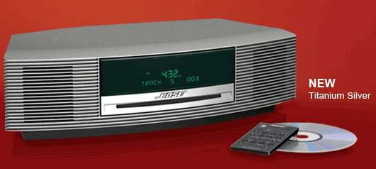 Wave music system, in Titanium Silver, Graphite Gray & Platinum White