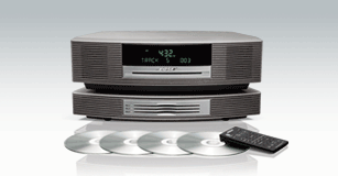 Wave music system with multi-CD changer