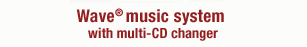 Wave music system with multi-CD changer