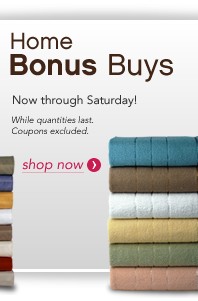 Home Bonus Buys