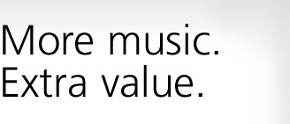 More music. Extra value