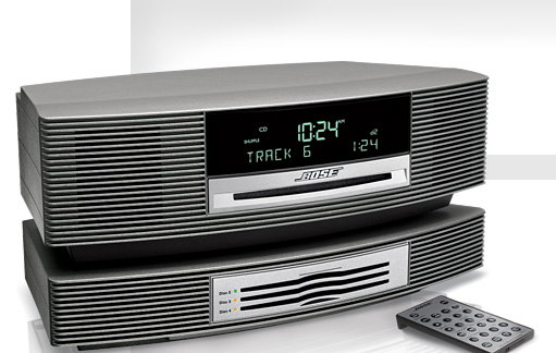 Wave music system with optional multi-CD changer