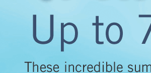 Up to 75% off