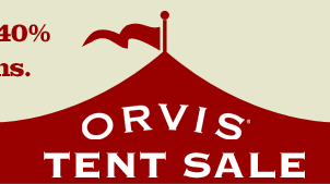 Orvis Tent Sale