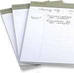 3 Levenger Pads Annotation 1/4 Ruled