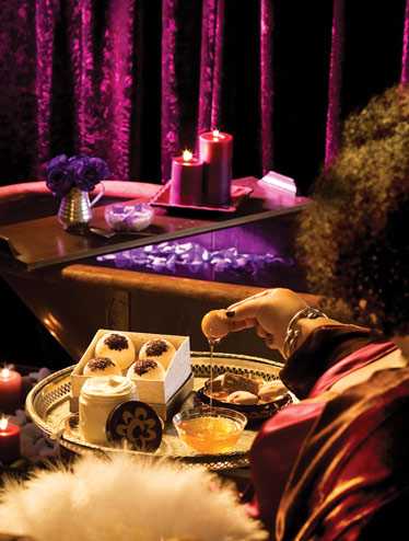 Indulge yourself with the scent of roses, the sweetness of honey and the tranquility of your own moment.