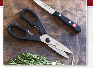 W� 2-Piece Paring Knife and Scissors Set