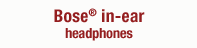 Bose in-ear headphones