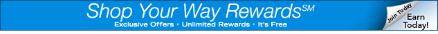 SHOP YOUR WAY REWARDS(SM) Exclusive Offers - Unlimited Rewards - It's Free. Join Today, Earn Today!