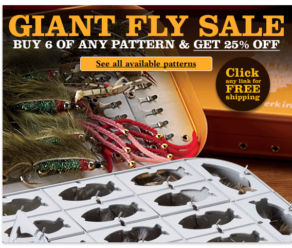 GIANT FLY SALE Buy 6 of any pattern & Get 25% Off See all available patterns