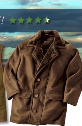 Delaine&ndash;Merino Shearling Coat
