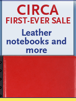 First-Ever Circa Sale--Leather notebooks and more