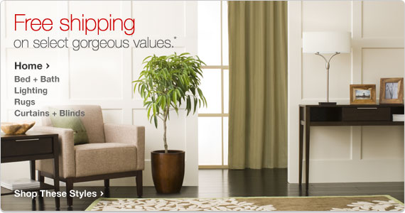 Free shipping on select gorgeous values.*