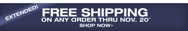 Free Shipping On Any Order
