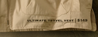 Ultimate Travel Vest $149