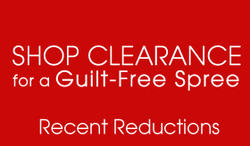 Shop clearance for a guilt-free spree recent reductions 70% deep discounts