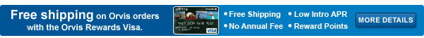 FREE SHIPPING on Orvis orders with the Orvis Rewards Visa