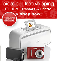 Today's Special hp bundle presale 10MP Camera + Photo Printer >> shop now