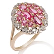 1.47ct Pink Spinel and Diamond 10K Ring