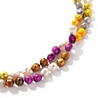 9.5-10mm Multicolor Cultured Freshwater Pearl Calypso 60 inch Endless Strand