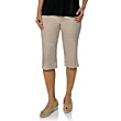 H by Heidi Weisel Cotton Twill Capri Pants