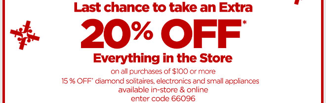 SAVE 20% at Fortunoff's Three Day Sale